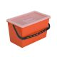 Eimer rot 22 Liter mit Deckel