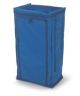 Stoffabfallsack blau mit Reisveschluss