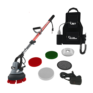 Motorscrubber-Set mit Sprühfunktion